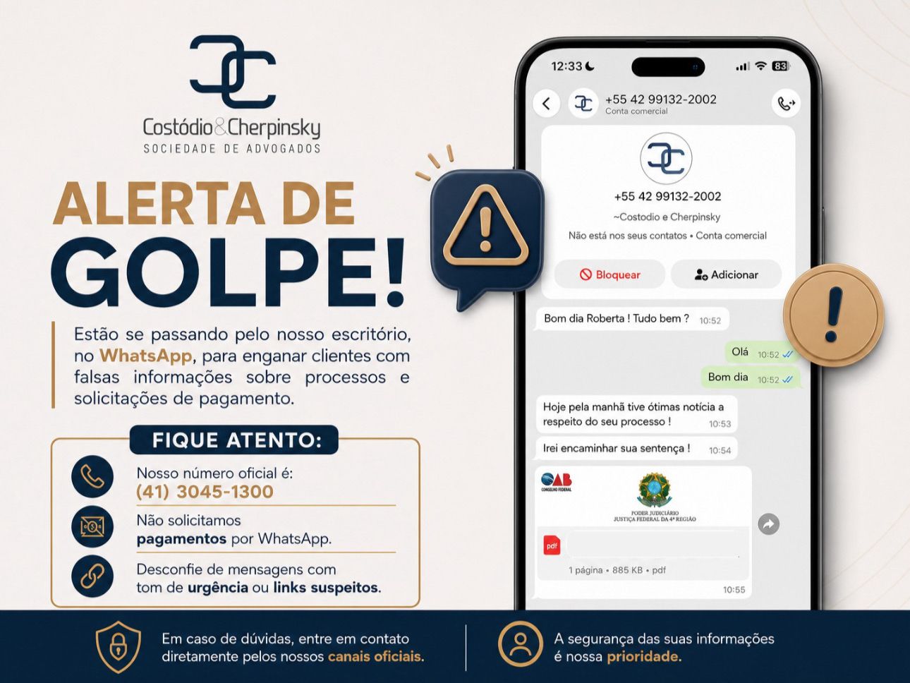 Alerta de Golpe!